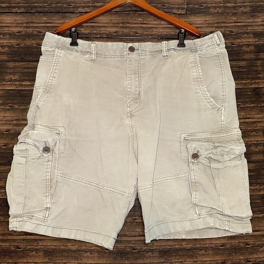 American Eagle Flex Cargo Shorts Khaki Men's Size 42